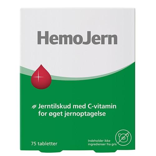 Hemojern 75 Tabletter - Jerntilskud til Sundhed