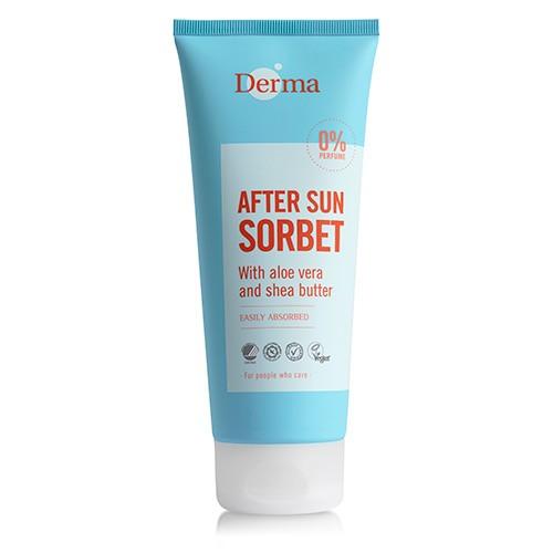 Aftersun Sorbet 200 Ml fra Derma - Pleje til solbrændt hud
