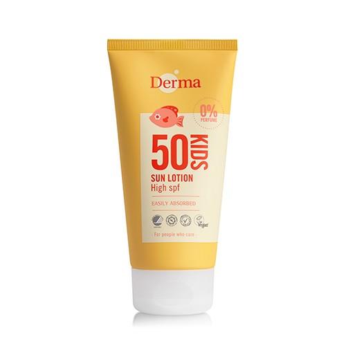 Børnesolcreme SPF 50 - 150 ml fra Derma