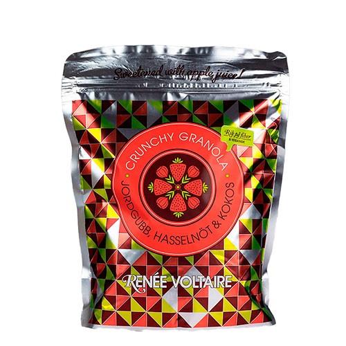 Sprød Granola med Jordbær, Hasselnød og Kokos - 450g