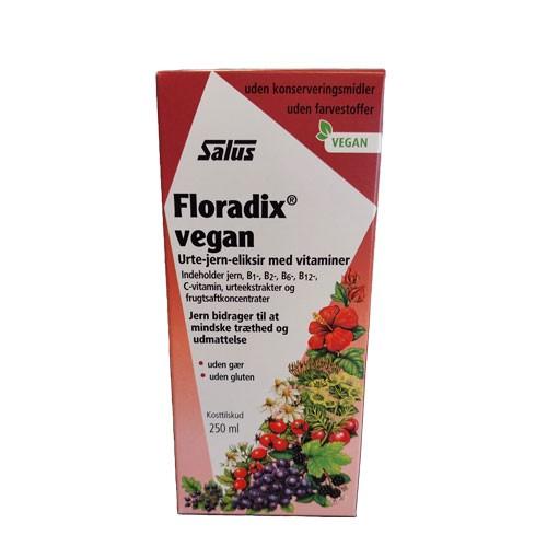 Floradix Vegan 250 Ml - Økologisk kosttilskud på tilbud