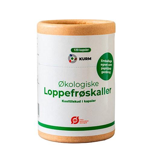 Økologiske Lopppefrø Skaller Psyllium - 120 Kapsler