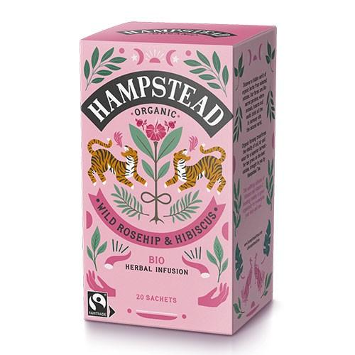 Økologisk Hyben & Hibiscus Te - 20 Breve fra Hampstead