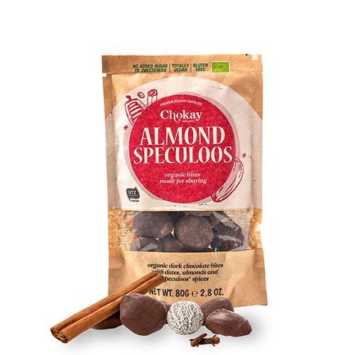 Snack Bite Mandel Speculoos Økologisk 80 Gram fra Chokay