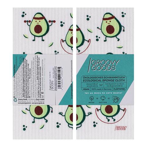 Avocado Karklud Uden Plastik - 1 Styk fra Groovy Goods