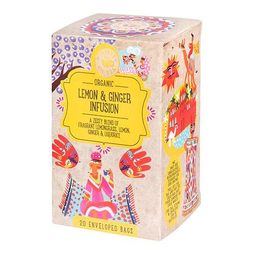 Økologisk Citron & Ingefær Te - 20 Breve fra Ministry Of Tea