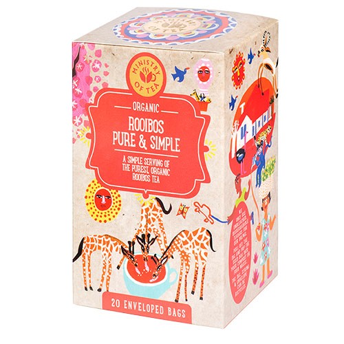 Rooibos Pure & Simple Økologisk Te - 20 Breve