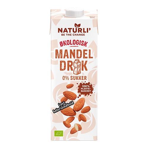 Usødet Økologisk Mandeldrik 1 Liter fra Naturli