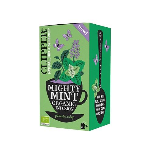 Mighty Mint Økologisk Te - 20 Breve fra Clipper