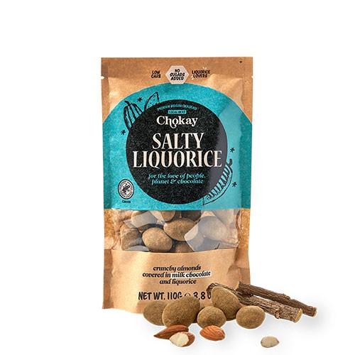 Snack Bite Salte Lakrids Chokolade Mandler 110 Gram