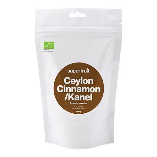 Økologisk Ceylon Kanelpulver - 100 Gram fra Superfruit