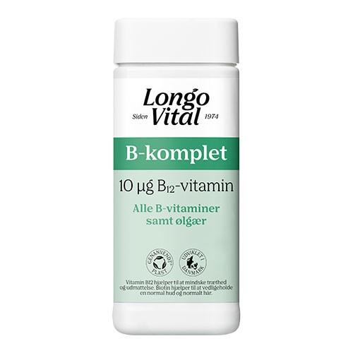 Vital B Komplet - 180 Tabletter til Sundhed og Velvære
