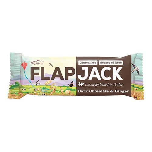 Flapjack med Mørk Chokolade og Ingefær - 80 Gram