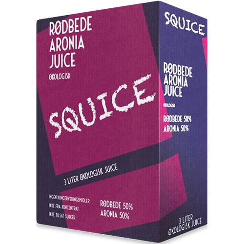 Økologisk Rødbede Aronia Juice - 3 Liter fra Squice