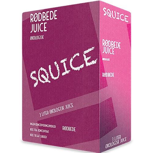 Økologisk Rødbedejuice 3 Liter fra Squice - Sundhed på flaske