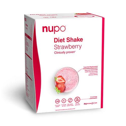 Nupo Diet Shake Jordbær 384 Gram - Sundhedsboost!