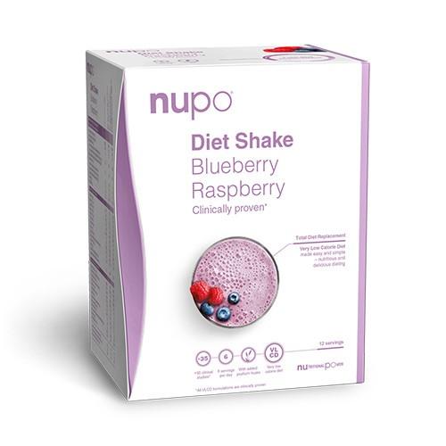 Nupo Diet Shake med Blåbær og Hindbær - 384 Gram