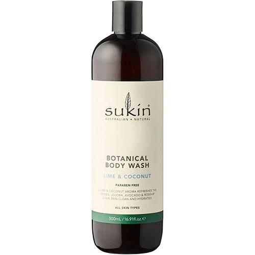 Botanisk Kropsvask med Lime & Kokos 500 ml fra Sukin