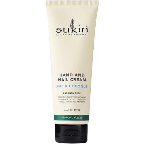 Hånd- og Neglecreme med Lime & Kokos 125 ml fra Sukin