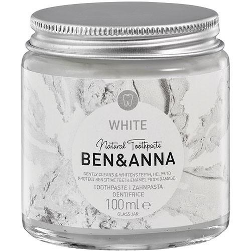 Tandpasta Hvid uden Fluor – 100 ml fra Ben & Anna
