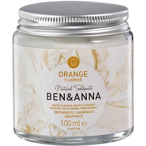 Tandpasta med Appelsinsmag og Fluor 100 Ml fra Ben & Anna