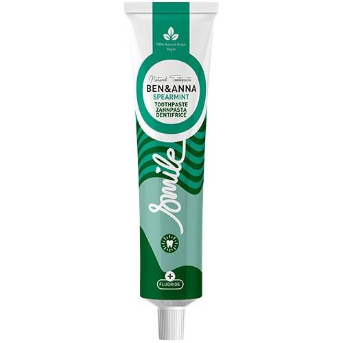 Tandpasta med Spearmint og Fluor 75 ml fra Ben & Anna