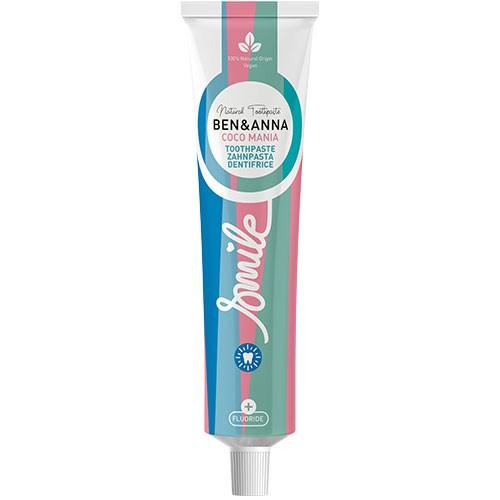 Tandpasta Coco Mania med Fluor 75 ml fra Ben & Anna