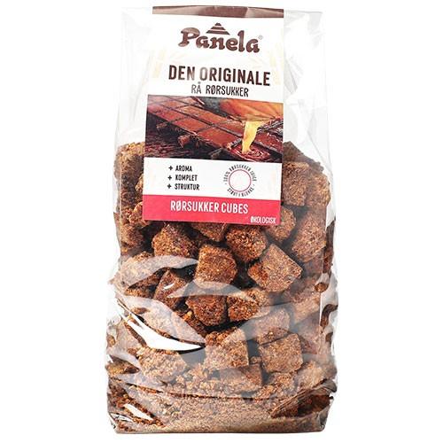 Rå Rørsukker Cubes,   økologisk    500 Gram fra Panela