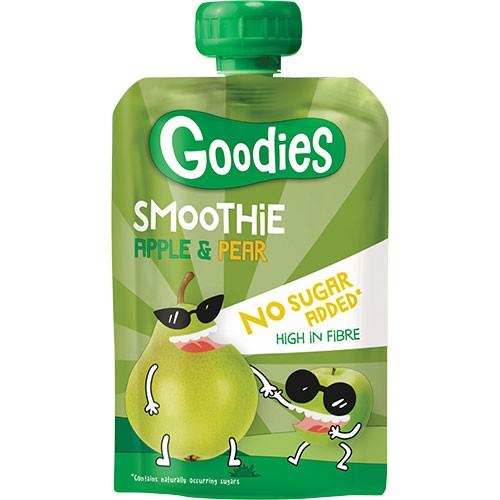Pære & Æble Smoothie 100 Gram fra Goodies - Økologisk Snack