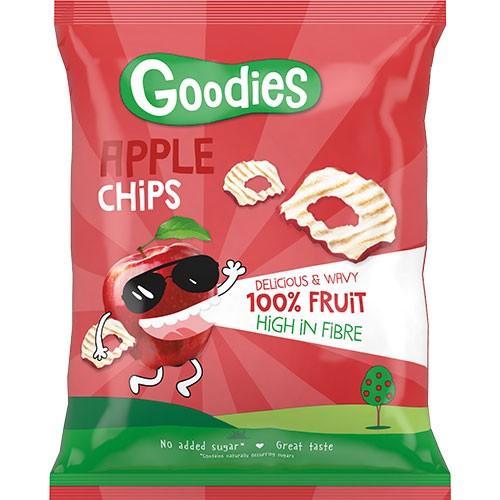 Æblechips 15 Gram fra Goodies - Økologisk Snack!