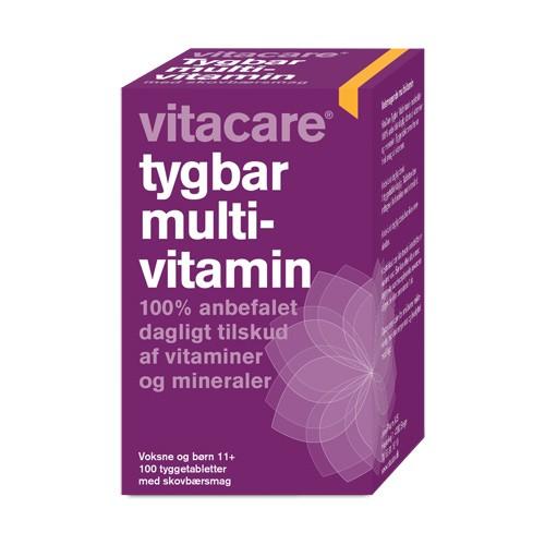 Tygbar Multivitamin til Voksne - 100 Tabletter