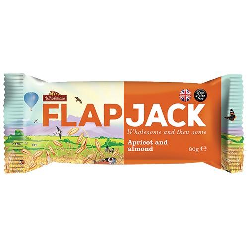 Flapjack med Abrikos og Mandel - 80 Gram fra Wholebake