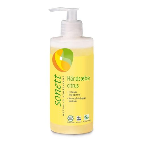 Citrus Håndsæbe 300 Ml fra Sonett - Økologisk Pleje