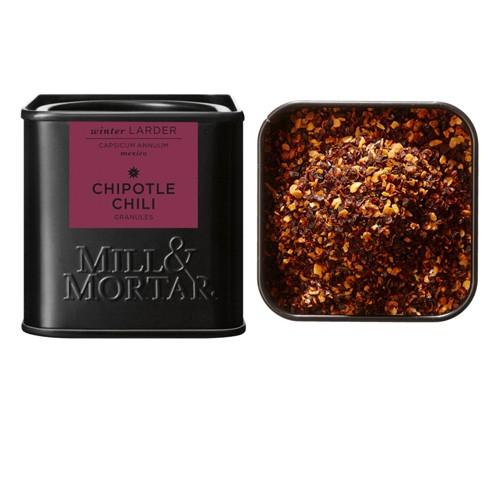 Chiliflager Chipotle 45g fra Mill & Mortar - Økologisk krydderi
