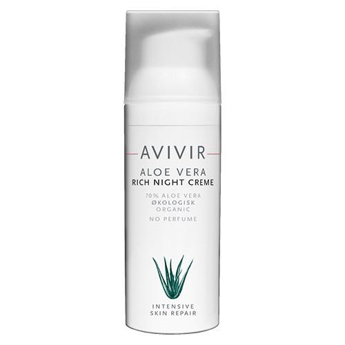 Aloe Vera Natcreme 50 Ml fra Avivir - Økologisk Pleje