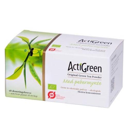 Grøn Te med Pebermynte - 40 Breve fra Actigreen