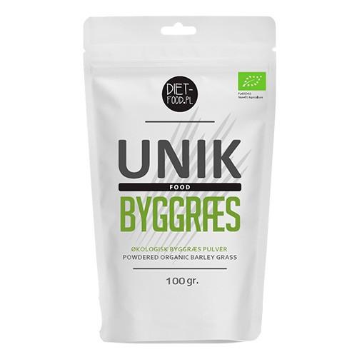 Økologisk Byggræs Pulver 100 Gram - Sundhedsprodukt