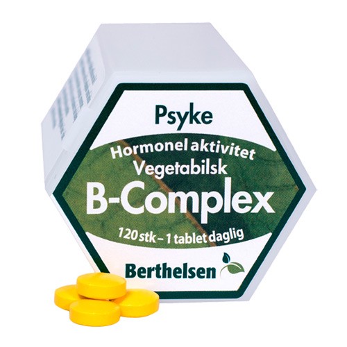 Vegetabilsk B Complex - 120 Tabletter fra Berthelsen