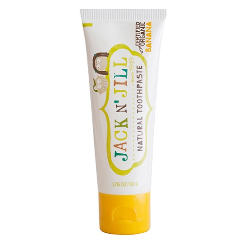 Naturlig Tandpasta med Banansmag - 50 Gram fra Jack N' Jill