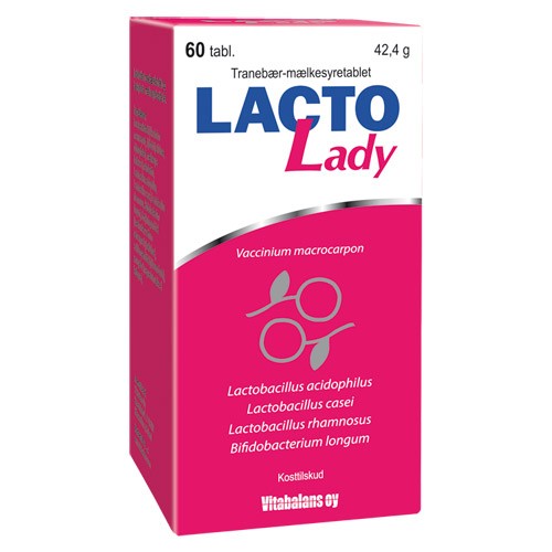 Lactolady 60 Tab - Mælkesyrebakterier fra Vitabalans