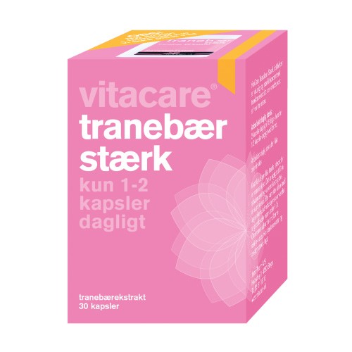 Tranebær Stærk 30 Kap - Vitacare til Sundhed