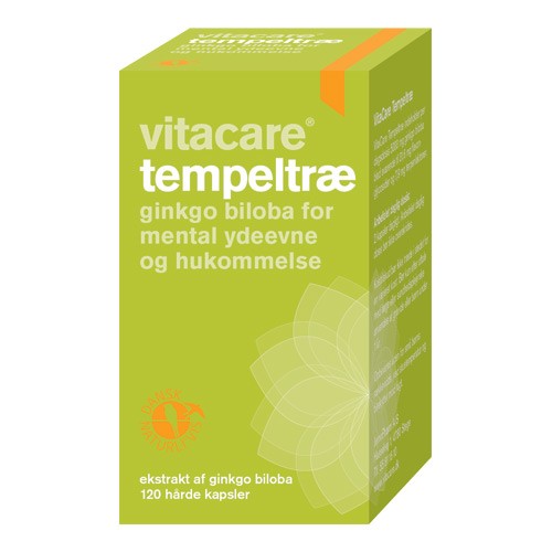 Tempeltræ Kapsler 120 stk - Energi og Velvære fra Vitacare