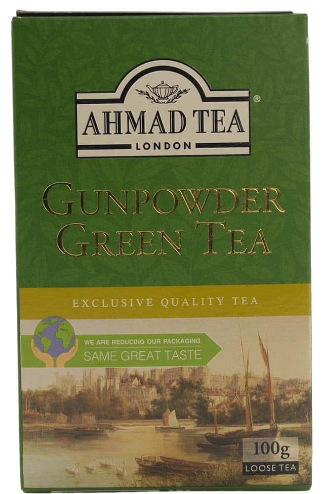 Ahmad Tea Gunpowder Grøn Te 100 G - Stærk og Fyldig Smag