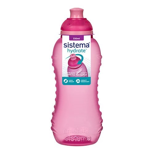 Drikkedunk Twist'n Sip Pink 330 ml - Økologisk Supermarked