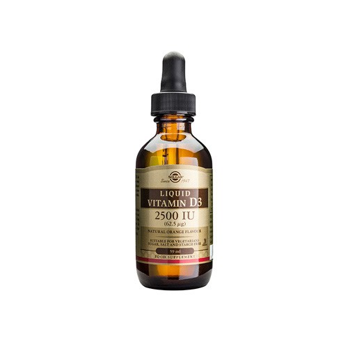 D-Vitamin Flydende 59 Ml - Sundhedstilskud fra Solgar