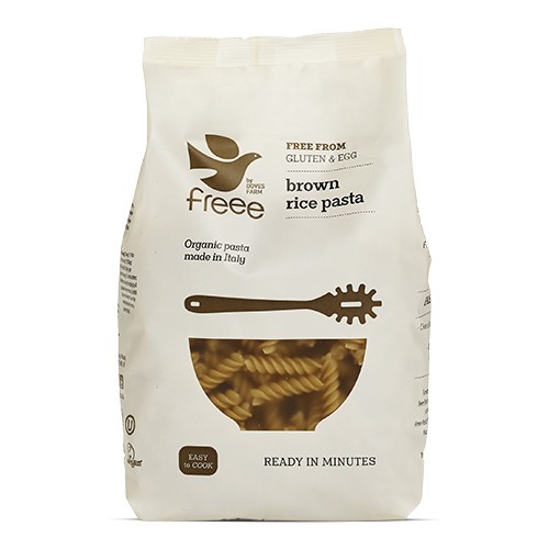 Økologisk Brun Ris Fusilli Skruer - Glutenfri 500g