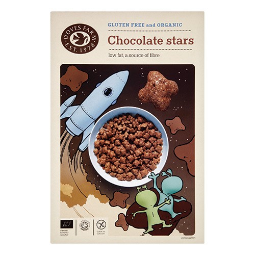 Økologiske Chokolade Stjerner - Glutenfri 300g
