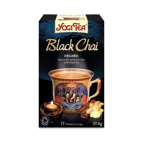 Økologisk Black Chai Te - 17 Breve fra Yogi