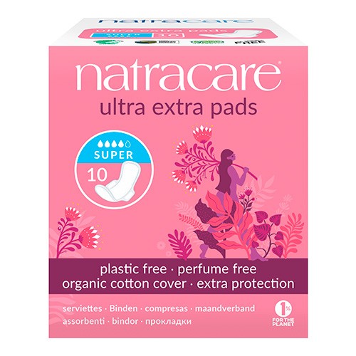 Ultra Extra Bind   10 Styk     fra Natracare