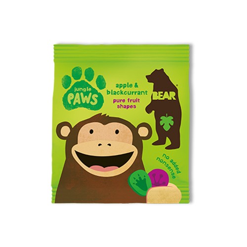 Jungle Paws Æble & Solbær Snacks 20 Gram fra Bear